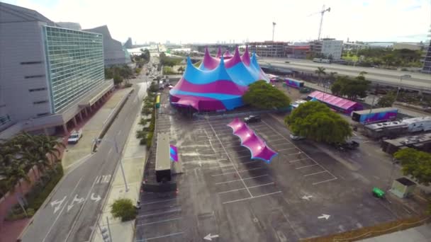 namiot cyrku cirque du soleil - Materiał filmowy, wideo