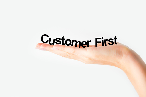 Customer first concept - Photo, Image