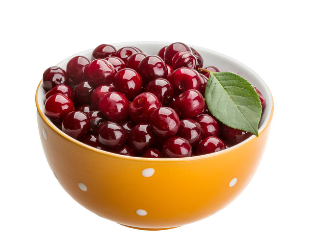 cherry w misce - Zdjęcie, obraz