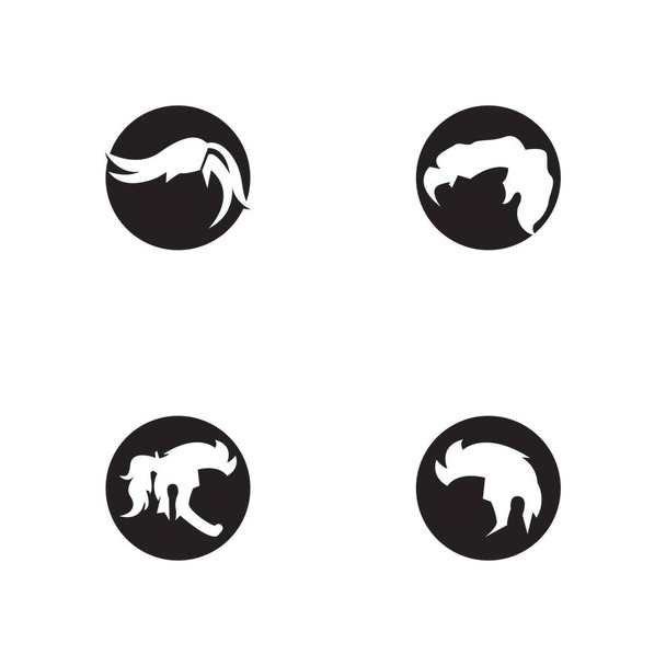 Hair style icon and symbol vector template illustration - Vektor, Bild