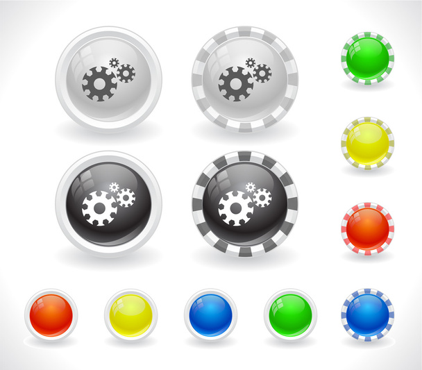 Buttons for web. - Vecteur, image