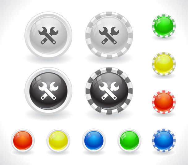 Buttons for web. - Διάνυσμα, εικόνα