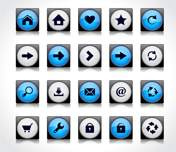 Buttons for web. - Vektor, kép