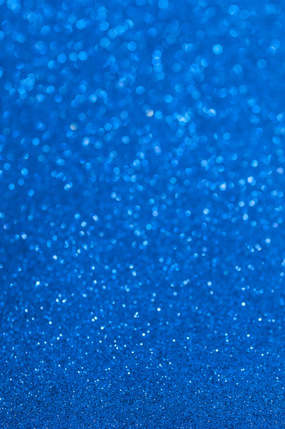 Desfocado abstrato azul luzes fundo
 - Foto, Imagem