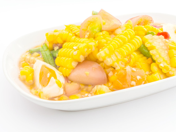 Тайский кукурузный салат
 - Фото, изображение