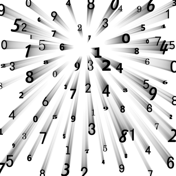 Abstract Numbers - Foto, imagen