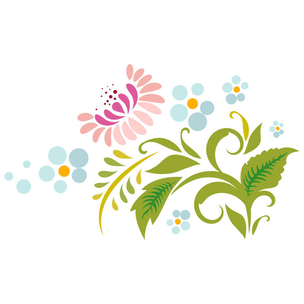Vector floral ornament in vintage style, great for layout embellishment. - Vektor, kép