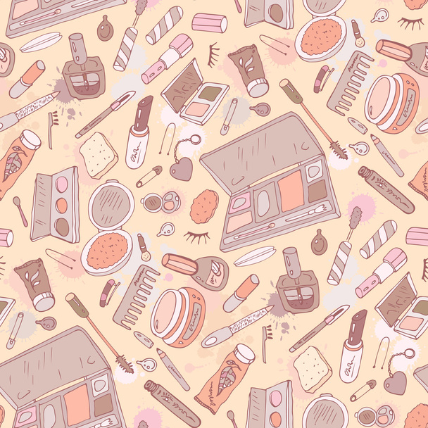 Beauty products. Cosmetics. - Vector, Image