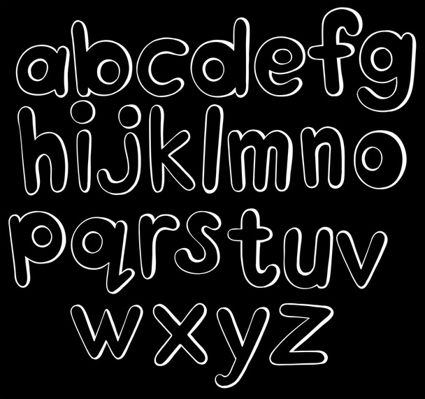 Small letters - Вектор,изображение