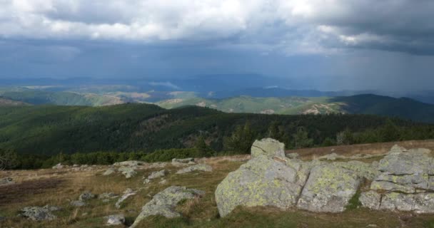 The Mont Aigoual, Gard department, the Occitan, France. View from the top. - Footage, Video