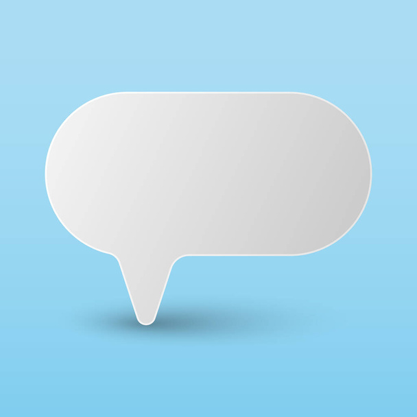 parler texte à bulles, boîte de dialogue, boîte de message, illustration vectorielle - Vecteur, image