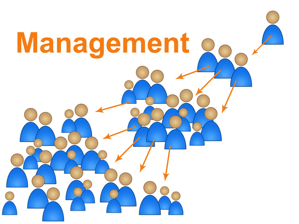Managermanagement zeigt Autoritätsorganisation und Direktoren an - Foto, Bild