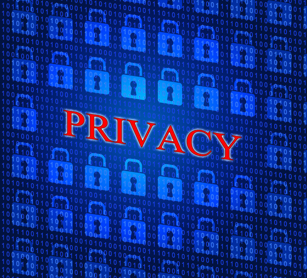 Private Locked показує конфіденційне шифрування і піктограму
 - Фото, зображення