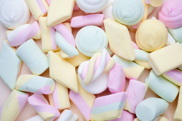 multicolored marshmallow background - Foto, immagini