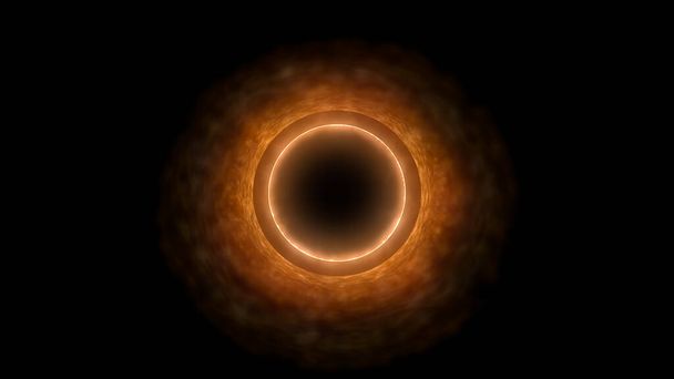 ブラックホール特異点イベント水平線宇宙ワームホール宇宙星間、ブラックホール、宇宙, - 写真・画像