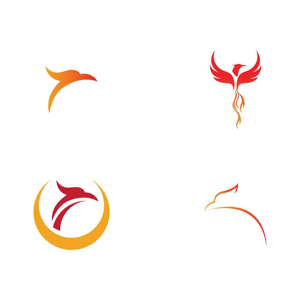 jeu de logo Phoenix illustration vectorielle de conception - Vecteur, image