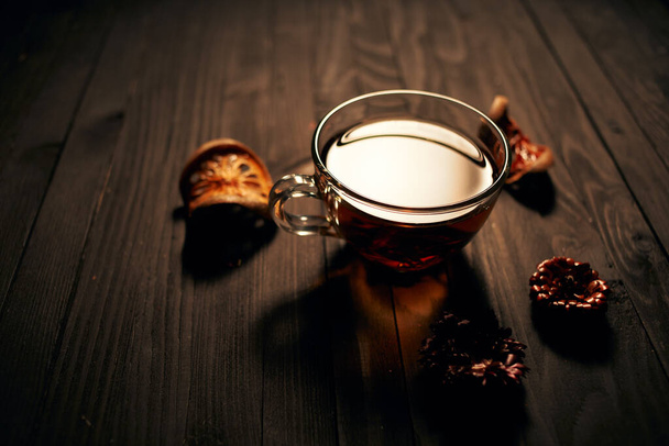 cup of tea hot drink as breakfast morning tradition - Foto, Imagen