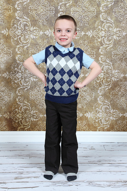 Cute little baby boy posing - Foto, Imagen