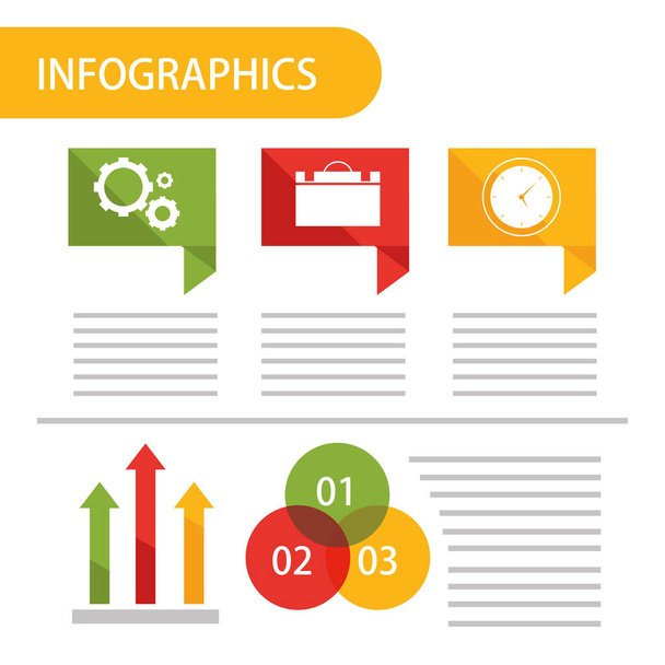 infographic report template - Vector, Image