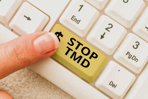 概念表示TMDを停止します。オンラインドキュメントのアイデア,インターネットに重要なファイルをアップロードします。 - 写真・画像