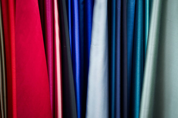 colorful fabric fashion textile material texture industry - Valokuva, kuva