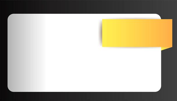 Abstract black yellow corporate background - Vector, Image