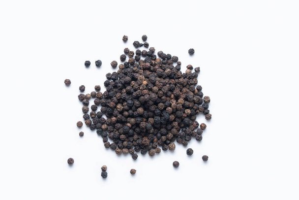 Black pepper seeds, Piper nigrum, Satara, Maharashtra, India  - Photo, Image