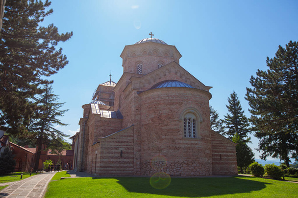 The Zica Monastery, Serbian Orthodox Medieval Monastery, Early 13th Century. Church of the Holy Dormition, Kraljevo, Serbia, Europe. - Photo, Image