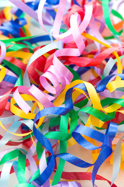 Colorful decorative gift ribbons as background  - Photo, Image