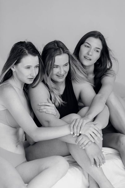 Group of women success, diversity, beauty, body positive and people concept - Фото, зображення