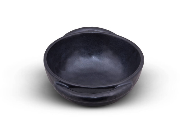 Cerâmica preta cerâmica isolada no fundo branco - Foto, Imagem