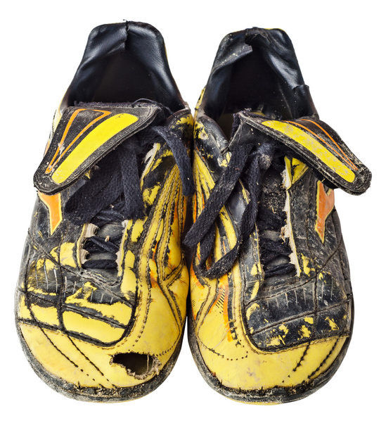 Vecchi stivali da calcio
 - Foto, immagini