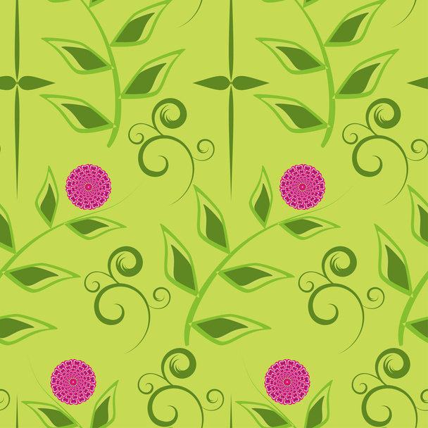 bloemenpatroon naadloze - Vector, afbeelding