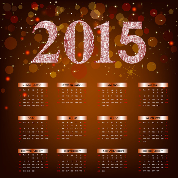 Vector Feliz Ano Novo - 2014 fundo colorido  - Foto, Imagem