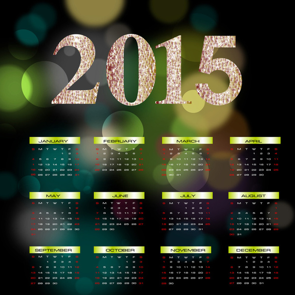 Vector Happy New Year - 2014 colorful background  - Photo, Image