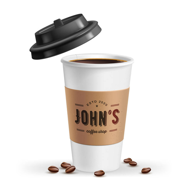 コーヒー カップの概念 - ベクター画像