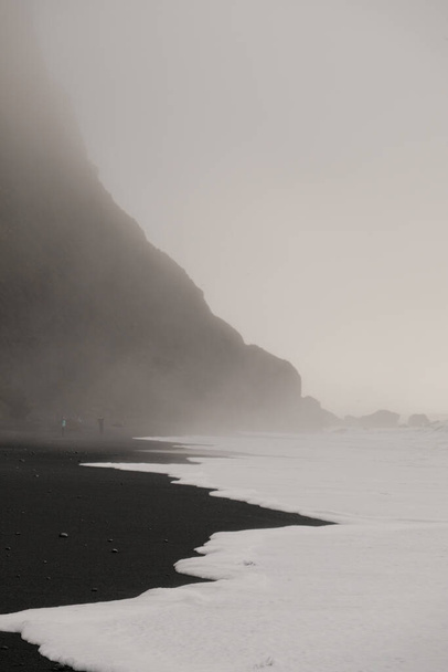 A natural view of the beautiful coast of Reynisfjara in Iceland - 写真・画像