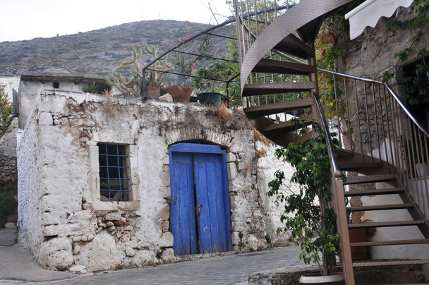 Casa de aldeia grega tradicional
 - Foto, Imagem