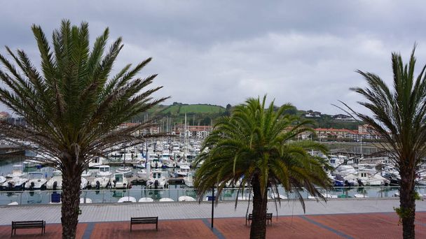 Zumaia, Guipzcoa, Basque Country, Spain, 13 октября 2021: views of the sports town of Zumaia - Фото, изображение