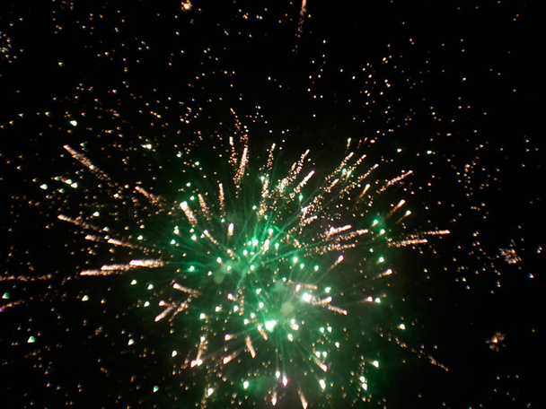 fogos de artifício na véspera de Ano Novo - Foto, Imagem
