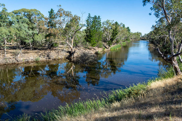 Река Виммера в национальном парке Little Desert в Виктории, Австралия. - Фото, изображение