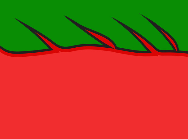 Абстрактный фон с зеленым скользящим узором и некоторой площадью пространства для копирования - Вектор,изображение