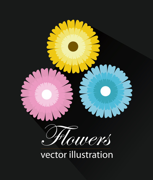 Flowers design - Vector, Image