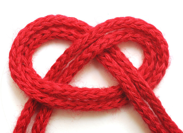 Cordas de fios vermelhos
 - Foto, Imagem