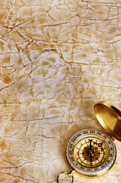 kompas na vinobraní staré papírové pozadí - Fotografie, Obrázek