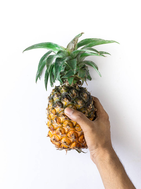 Fresh pineapple fruit stock photo. - Φωτογραφία, εικόνα