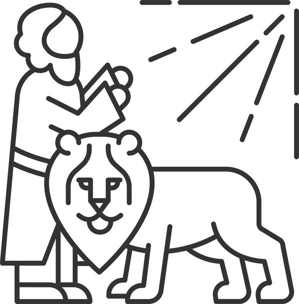 bibbia daniel den icona nella categoria segno-simbolo - Vettoriali, immagini