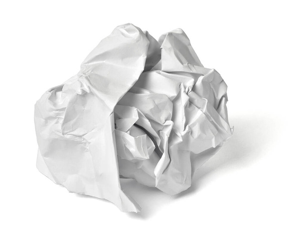Бумажный шар смятый мусор ошибка - Фото, изображение