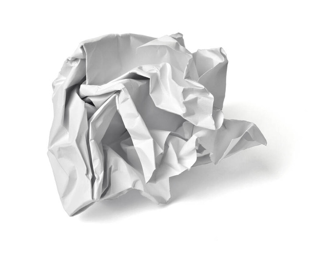 bola de papel crumpled erro lixo lixo - Foto, Imagem