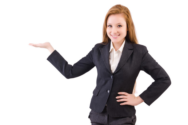 Woman businesswoman in business concept - Photo, Image